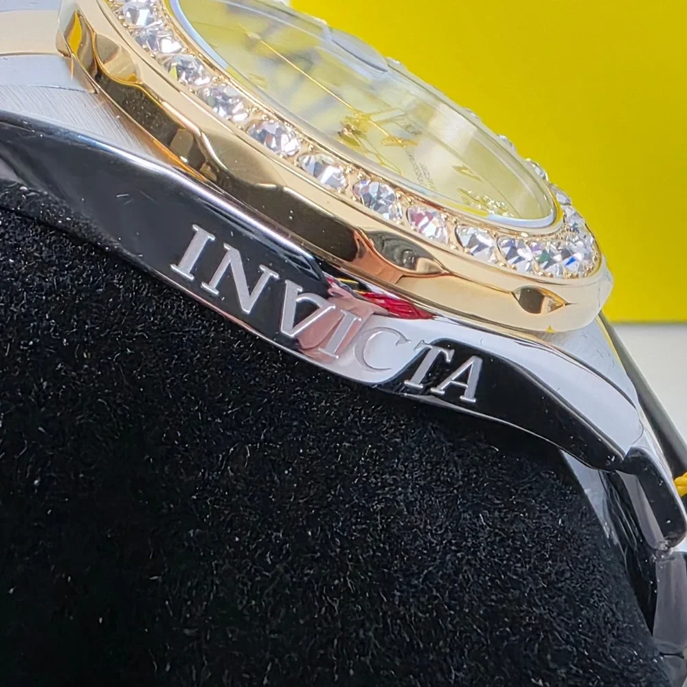 New Invicta Pro Diver Velamark Women's Watch - 38mm, Steel, Gold (20215)